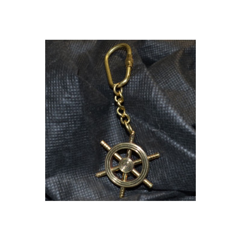 Keychain with rudder