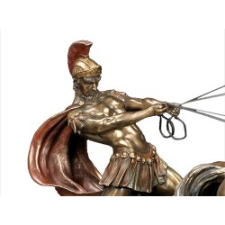 Roman on war charriot