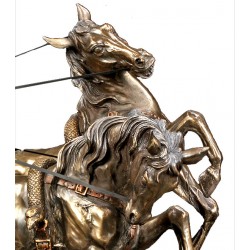 Roman on war charriot