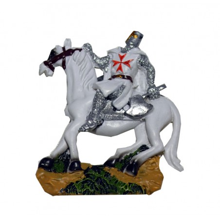 Templar knight on a horse (magnet)