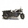 Vintage sidecar motorcycle
