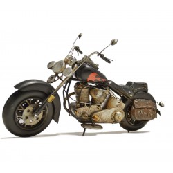 Μοτοσυκλέτα τύπου Harley Davidson μαύρη