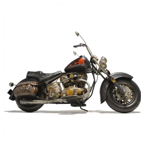 Μοτοσυκλέτα τύπου Harley Davidson μαύρη