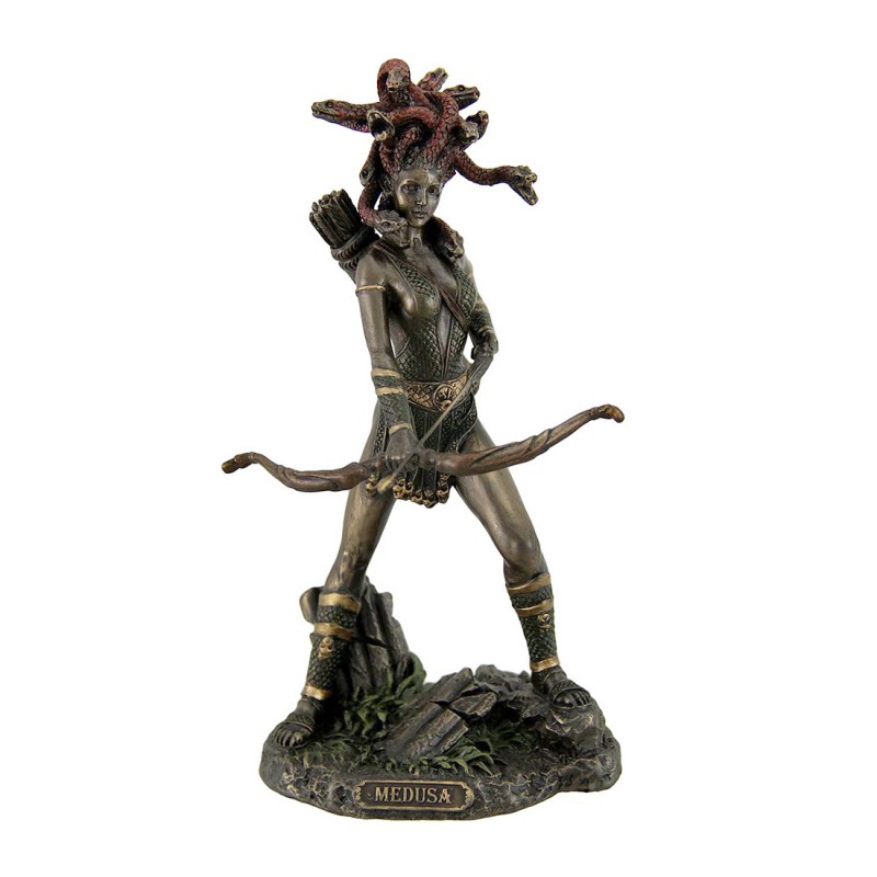 Medusa holding bow