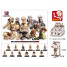 Sluban minifigures police & robbers 12pcs
